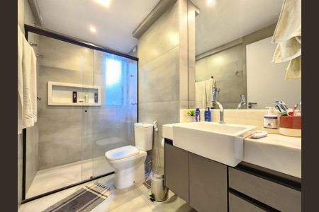 Banheiro da Suíte 1 de apartamento à venda com 3 quartos, 151m² em São Pedro, Belo Horizonte