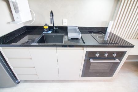 Studio à venda com 28m², 1 quarto e sem vagaCozinha