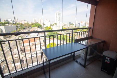 Studio à venda com 28m², 1 quarto e sem vagaVaranda