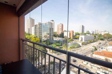 Studio à venda com 28m², 1 quarto e sem vagaVaranda