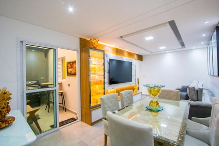 Sala de apartamento à venda com 2 quartos, 107m² em Vila Pires, Santo André