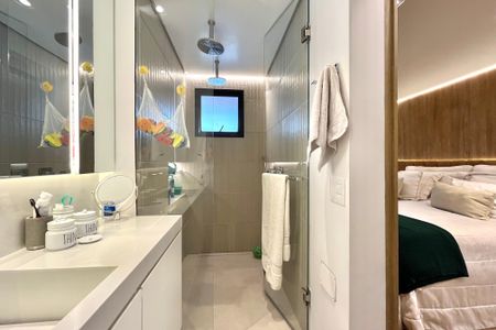 Apartamento à venda com 110m², 3 quartos e 3 vagasBanheiro da Suíte