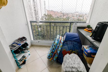 Varanda da Sala de apartamento à venda com 2 quartos, 47m² em Vila Andrade, São Paulo