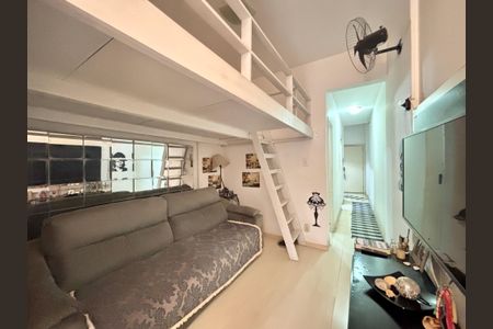 Sala de apartamento à venda com 1 quarto, 40m² em Copacabana, Rio de Janeiro