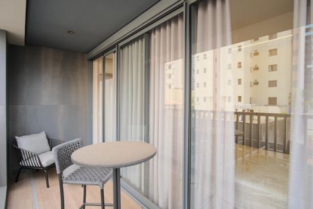 Studio para alugar com 38m², 1 quarto e sem vagaVaranda