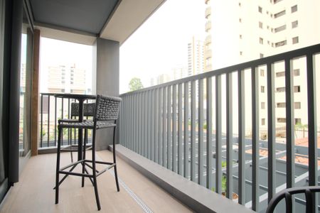 Studio para alugar com 38m², 1 quarto e sem vagaVaranda