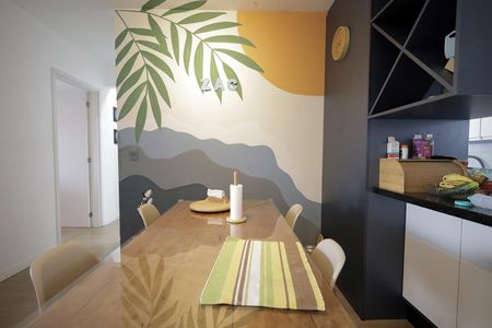 Sala de Jantar de apartamento à venda com 3 quartos, 88m² em Vila Eldizia, Santo André