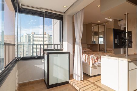 Studio à venda com 33m², 1 quarto e 1 vagaVaranda da Sala