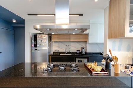 Cozinha de apartamento para alugar com 2 quartos, 84m² em Santo Amaro, São Paulo