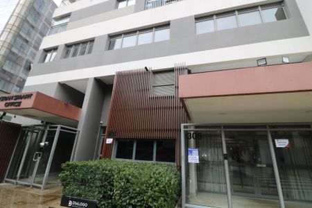 Apartamento para alugar com 48m², 2 quartos e sem vagaFachada e portaria