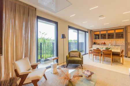 Sala/Cozinha de apartamento à venda com 1 quarto, 82m² em Jardim Paulista, São Paulo