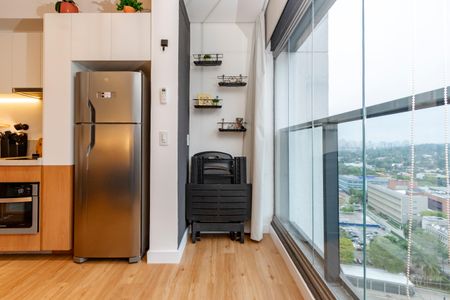 Studio para alugar com 25m², 1 quarto e sem vagaVaranda