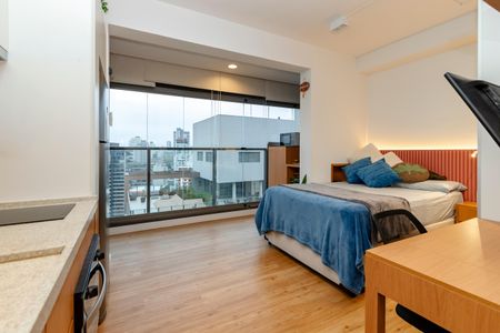 Studio de kitnet/studio para alugar com 1 quarto, 25m² em Jardim das Acacias, São Paulo