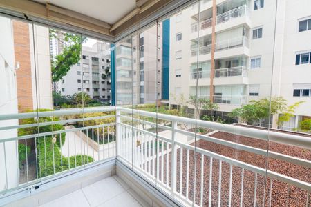 Sacada da Sala de apartamento à venda com 2 quartos, 57m² em Jardim Prudência, São Paulo