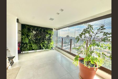 Varanda gourmet de apartamento à venda com 3 quartos, 145m² em Campo Belo, São Paulo