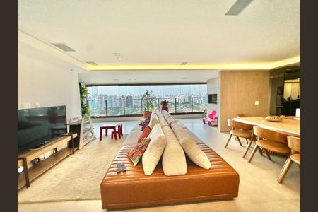 Sala de apartamento à venda com 3 quartos, 145m² em Campo Belo, São Paulo