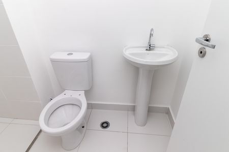 Banheiro da Suíte de apartamento para alugar com 1 quarto, 27m² em Bom Retiro, São Paulo