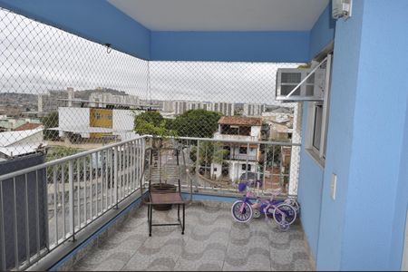 Varanda Sala de apartamento à venda com 3 quartos, 80m² em Cachambi, Rio de Janeiro
