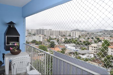 Varanda Sala de apartamento à venda com 3 quartos, 80m² em Cachambi, Rio de Janeiro