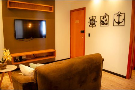 Sala de apartamento para alugar com 2 quartos, 54m² em Vila São João, Goiânia