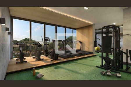 Apartamento para alugar com 40m², 1 quarto e 1 vaga Apartamento para alugar com 40m², 1 quarto e 1 vagaAcademia