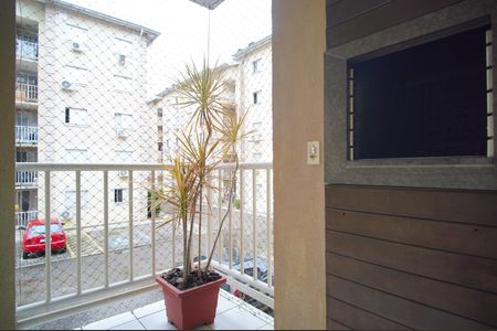 Varanda da Sala de apartamento à venda com 2 quartos, 46m² em Pinheiro, São Leopoldo