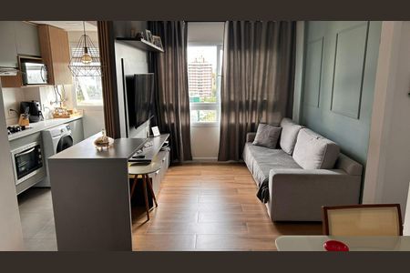 Sala de apartamento à venda com 2 quartos, 67m² em São Sebastião, Porto Alegre