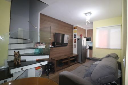 Sala de apartamento à venda com 2 quartos, 100m² em Jardim Utinga, Santo André