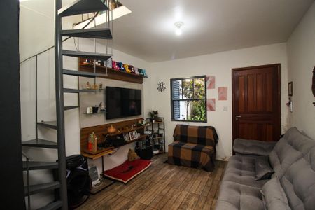 Sala de casa de condomínio à venda com 3 quartos, 96m² em Coronel Aparicio Borges, Porto Alegre