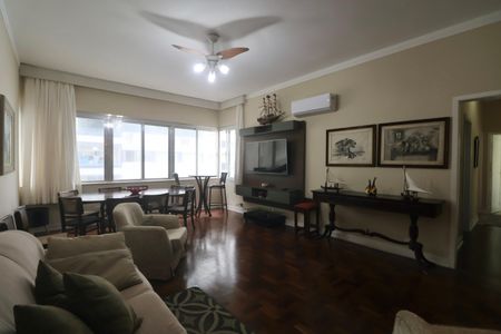 Sala de apartamento para alugar com 4 quartos, 159m² em Centro, Guarujá