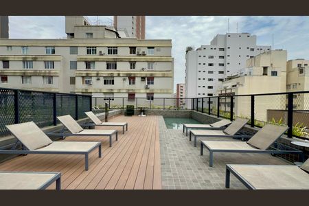 Studio para alugar com 24m², 1 quarto e sem vagaÁrea comum - Piscina