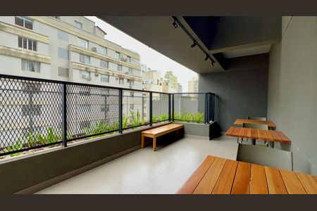 Studio para alugar com 24m², 1 quarto e sem vagaÁrea comum - Churrasqueira