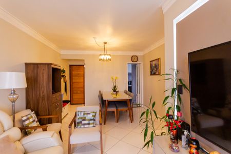 Sala de apartamento à venda com 3 quartos, 97m² em Vila Curuçá, Santo André