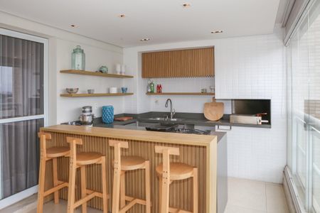 Varanda Gourmet de apartamento à venda com 3 quartos, 200m² em Vila Leopoldina, São Paulo