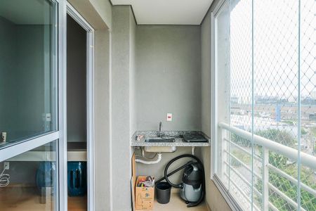 Varanda de kitnet/studio para alugar com 1 quarto, 44m² em Centro, São Caetano do Sul