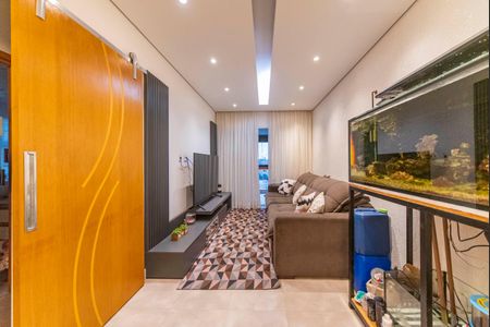 Sala de apartamento à venda com 2 quartos, 70m² em Vila Curuçá, Santo André