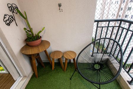 Apartamento à venda com 68m², 2 quartos e 1 vagaVaranda