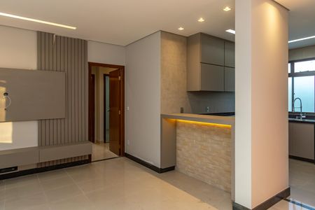 Sala de apartamento para alugar com 3 quartos, 86m² em Dona Clara, Belo Horizonte