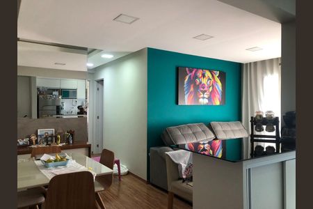 Sala de apartamento à venda com 2 quartos, 55m² em Jardim Independencia, São Bernardo do Campo