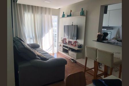 Sala de apartamento à venda com 2 quartos, 55m² em Jardim Independencia, São Bernardo do Campo