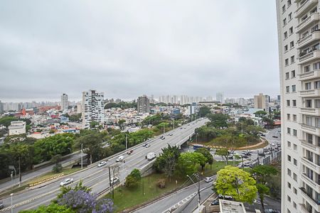 Vista da Sacada da Suíte de apartamento para alugar com 1 quarto, 40m² em Centro, São Bernardo do Campo