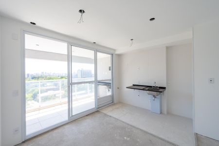 Sala de apartamento à venda com 1 quarto, 41m² em Indianópolis, São Paulo