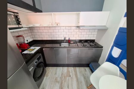 Cozinha  de kitnet/studio à venda com 1 quarto, 32m² em Saúde, Rio de Janeiro
