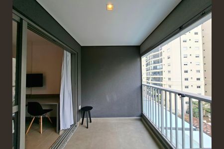 Studio para alugar com 27m², 1 quarto e sem vagaVaranda
