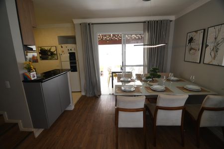 Sala de casa de condomínio à venda com 3 quartos, 100m² em Parque Imperador, Campinas