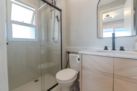 Apartamento para alugar com 31m², 1 quarto e sem vagaBanheiro da Suíte 