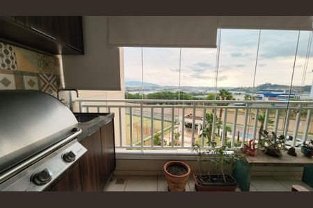Varanda da Sala de apartamento à venda com 3 quartos, 90m² em Engordadouro, Jundiaí