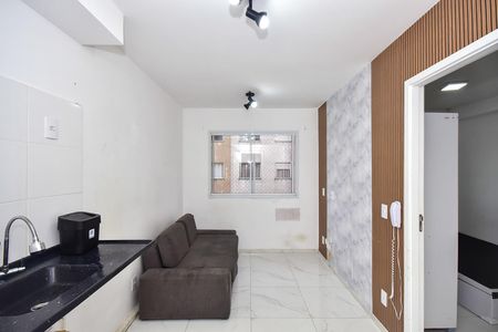 Sala de apartamento para alugar com 1 quarto, 24m² em Paraíso do Morumbi, São Paulo