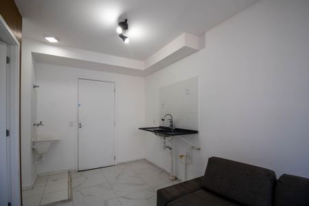 Sala/Cozinha  de apartamento à venda com 1 quarto, 24m² em Paraíso do Morumbi, São Paulo