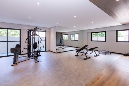 Studio para alugar com 25m², 1 quarto e sem vaga Studio para alugar com 25m², 1 quarto e sem vagaAcademia